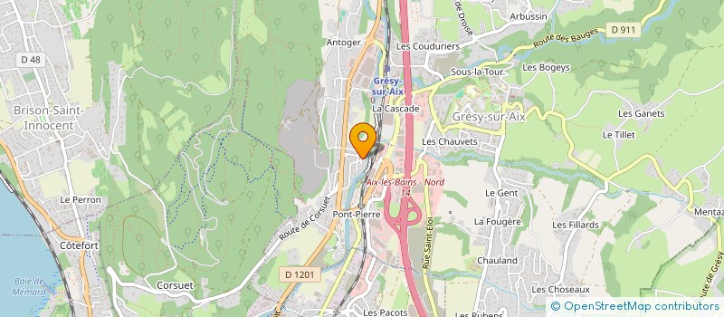 localisation de l'entreprise ISAYA  GRESY-SUR-AIX