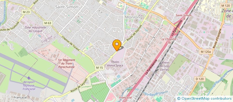 localisation de l'entreprise ISAYAN à TOULOUSE