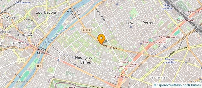 localisation de l'entreprise ISAYAS à NEUILLY-SUR-SEINE