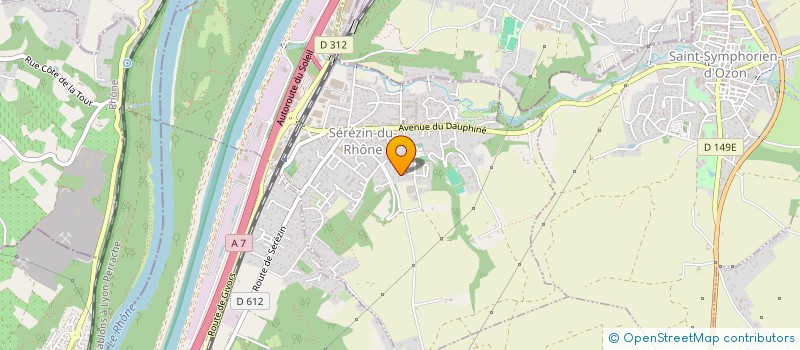 localisation de l'entreprise ISAYO  SEREZIN-DU-RHONE