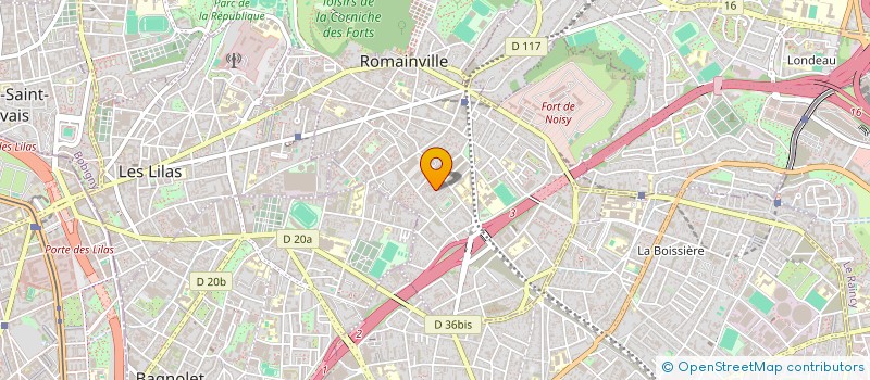 localisation de l'entreprise ISAZA RENOVATION  ROMAINVILLE