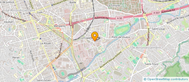 localisation de l'entreprise ISB AUTOS  MARSEILLE