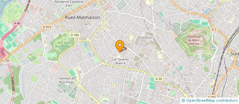 localisation de l'entreprise ISB COACHING à RUEIL-MALMAISON