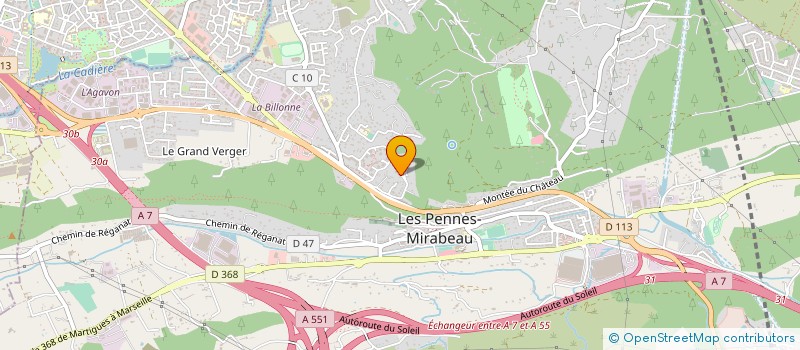localisation de l'entreprise ISBA à LES PENNES MIRABEAU