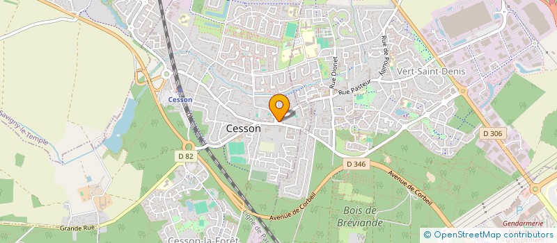 localisation de l'entreprise ISBA CONSEIL  CESSON