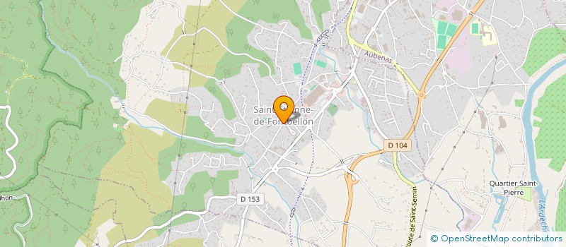 localisation de l'entreprise ISBAT  SAINT-ETIENNE-DE-FONTBELLON