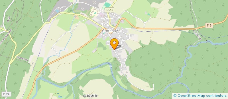 localisation de l'entreprise ISBERGUES  CROTENAY