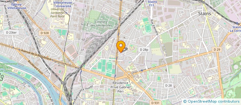 localisation de l'entreprise ISC à PIERREFITTE-SUR-SEINE
