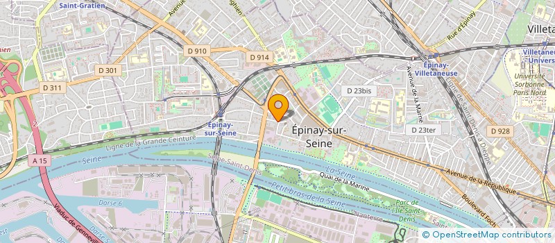 localisation de l'entreprise ISC à EPINAY-SUR-SEINE