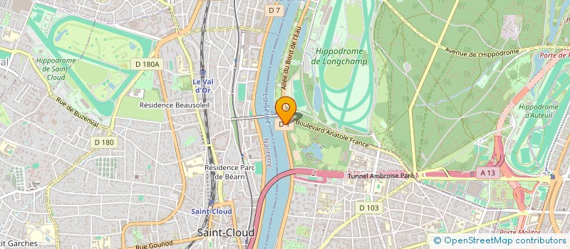 localisation de l'entreprise ISC  BOULOGNE-BILLANCOURT