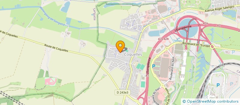 localisation de l'entreprise ISC FORAGES FONDATIONS  COQUELLES