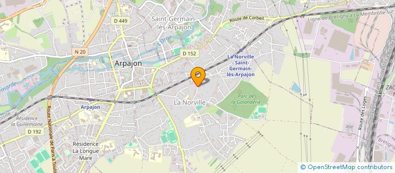 localisation de l'entreprise ISC INFORMATION SYSTEM CONSULTING à ARPAJON