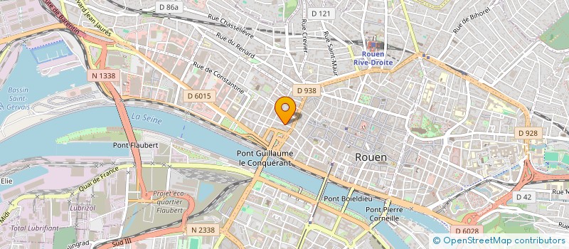 localisation de l'entreprise ISC INGENIERIE à ROUEN