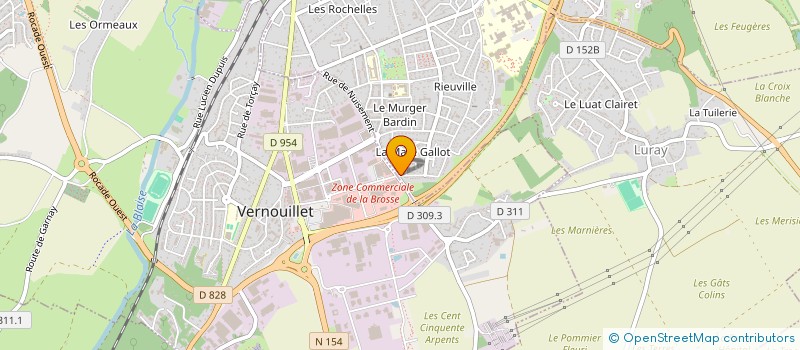 localisation de l'entreprise ISC SA à DREUX