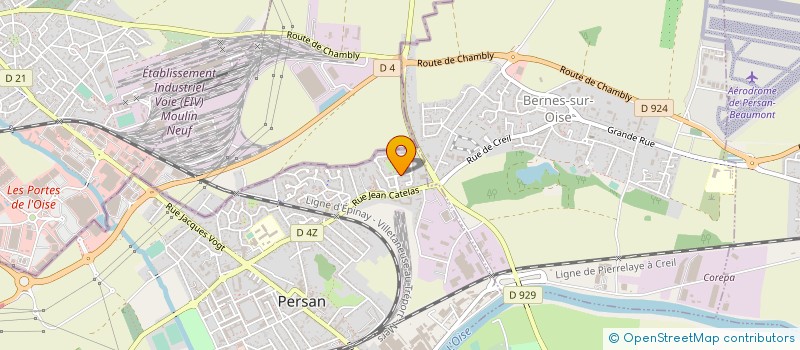 localisation de l'entreprise ISC TAXI à PERSAN