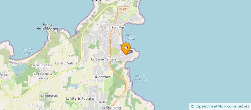 localisation de l'entreprise ISCA EUROPE à CANCALE