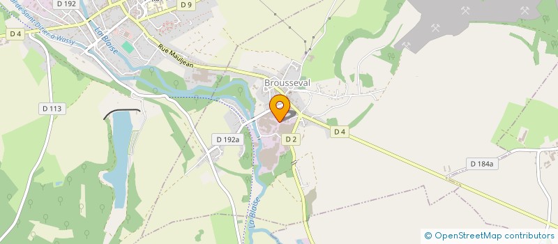 localisation de l'entreprise ISCAMM à BROUSSEVAL