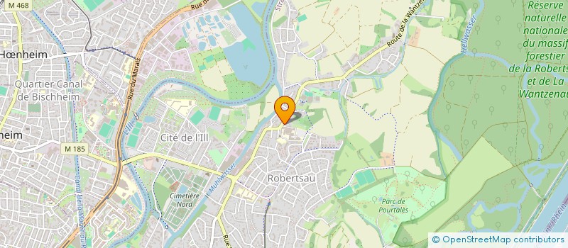 localisation de l'entreprise ISCAMO  STRASBOURG