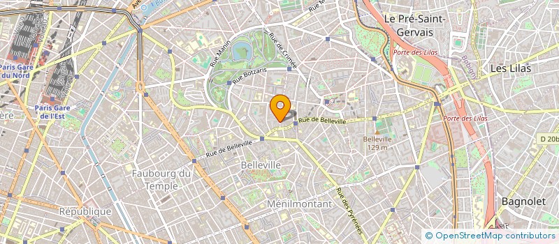 localisation de l'entreprise ISCG  PARIS