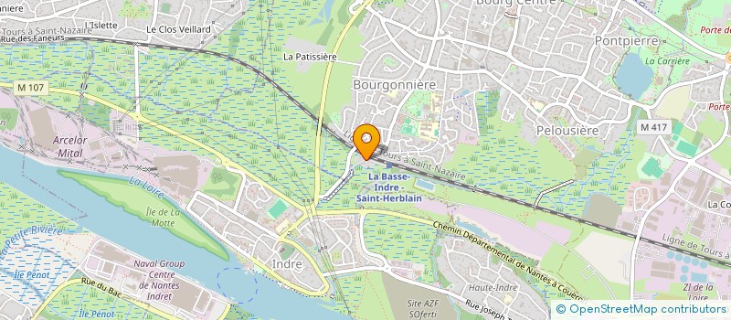 localisation de l'entreprise ISCHELL MICROPHONES SYSTEMS  SAINT-HERBLAIN