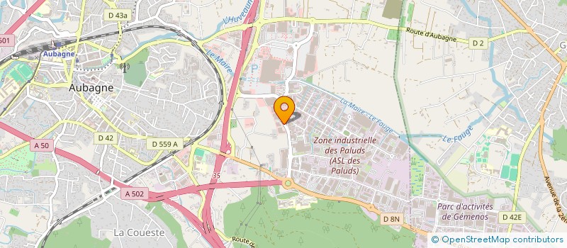 localisation de l'entreprise ISCHIA  AUBAGNE