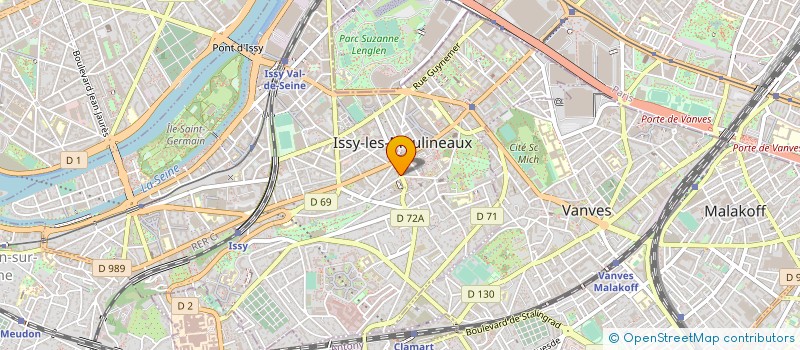 localisation de l'entreprise ISCIACUS STORE à ISSY-LES-MOULINEAUX