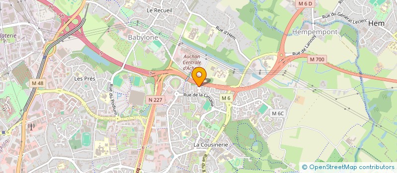 localisation de l'entreprise ISCP à VILLENEUVE-D'ASCQ