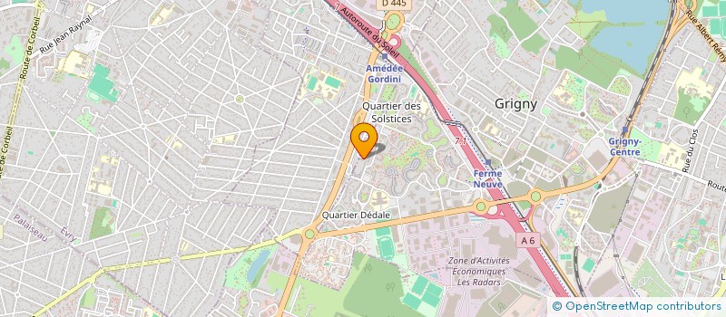 localisation de l'entreprise ISCREEN à GRIGNY
