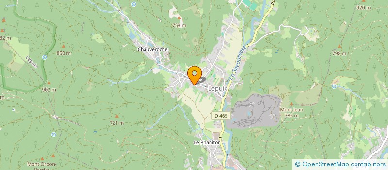 localisation de l'entreprise ISCS à LEPUIX