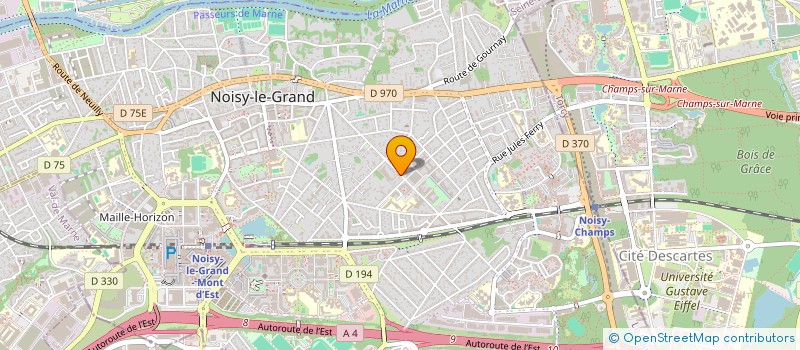 localisation de l'entreprise ISCT HOLDING  NOISY-LE-GRAND