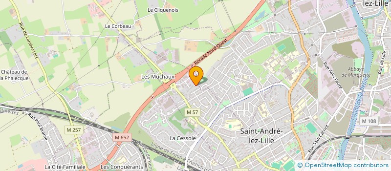 localisation de l'entreprise ISD  SAINT-ANDRE-LEZ-LILLE