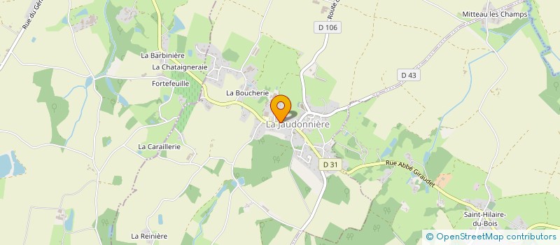 localisation de l'entreprise ISD CONSULTING  LA JAUDONNIERE