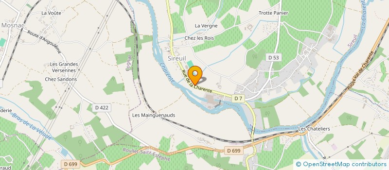 localisation de l'entreprise ISD INDUSTRIE SERVICE DEBEAU à SIREUIL