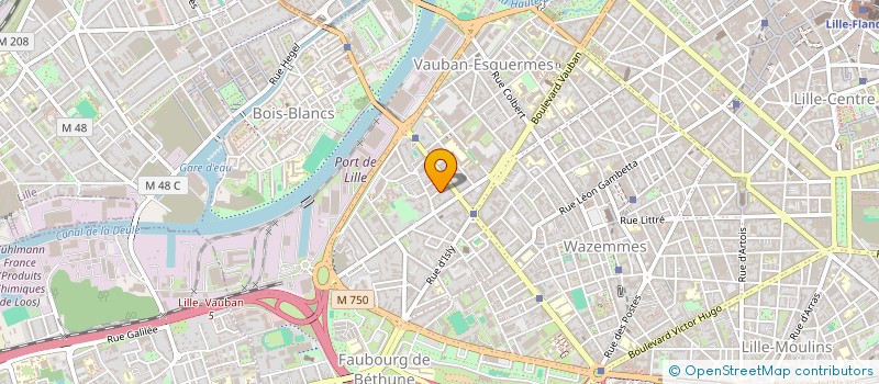 localisation de l'entreprise ISDEC INVEST à LILLE