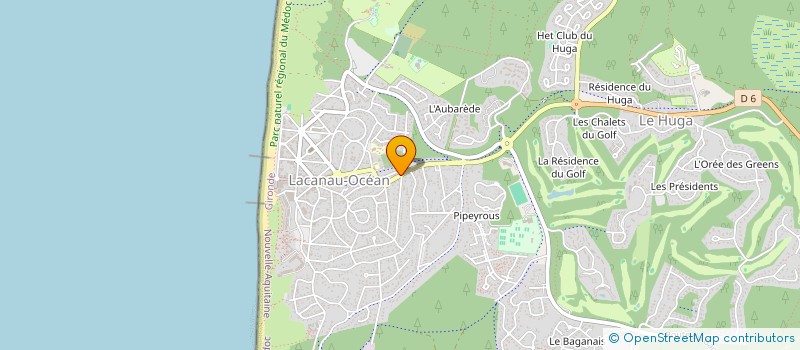 localisation de l'entreprise ISDIA à LACANAU