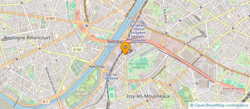 localisation de l'entreprise ISDIN à ISSY-LES-MOULINEAUX