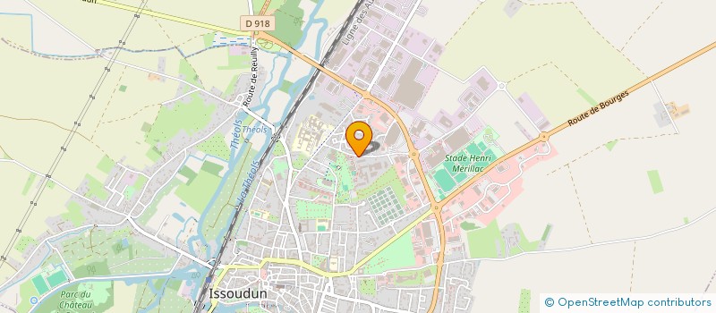 localisation de l'entreprise ISDIS à ISSOUDUN