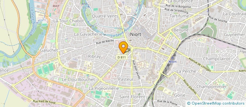 localisation de l'entreprise ISE  NIORT