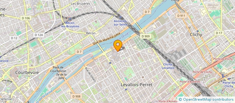 localisation de l'entreprise ISE GROUPE à LEVALLOIS-PERRET