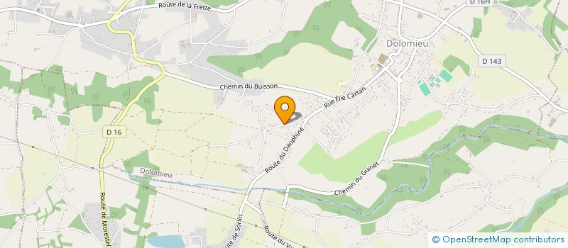 localisation de l'entreprise ISE-SAV-AIN  DOLOMIEU