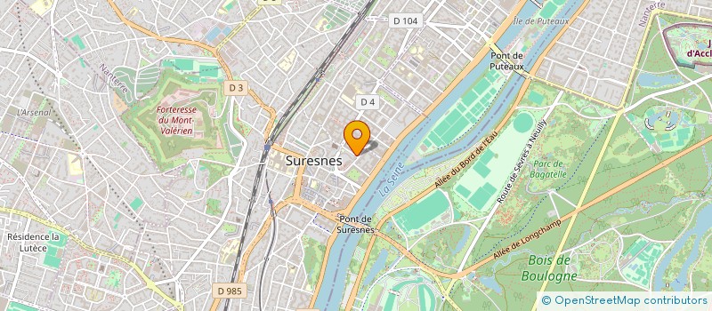 localisation de l'entreprise ISEA à SURESNES