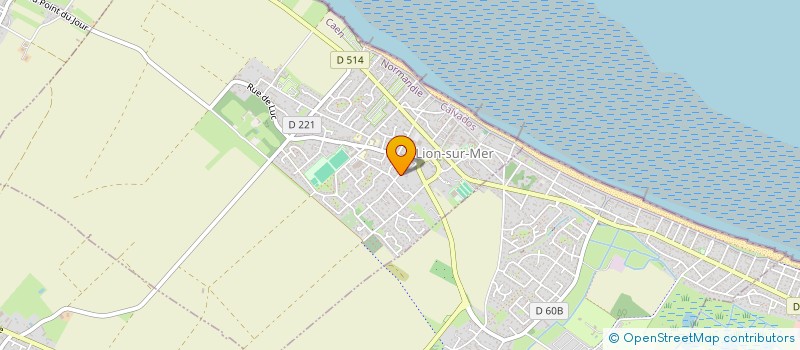 localisation de l'entreprise ISEAH à LION-SUR-MER
