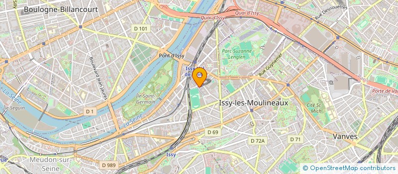 localisation de l'entreprise ISEAL  PARIS