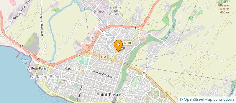 localisation de l'entreprise ISEC FORMATION à SAINT-PIERRE