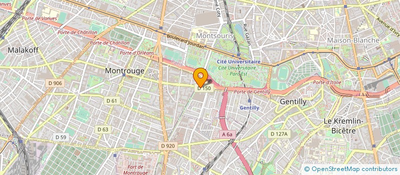 localisation de l'entreprise ISEGORIA à GENTILLY