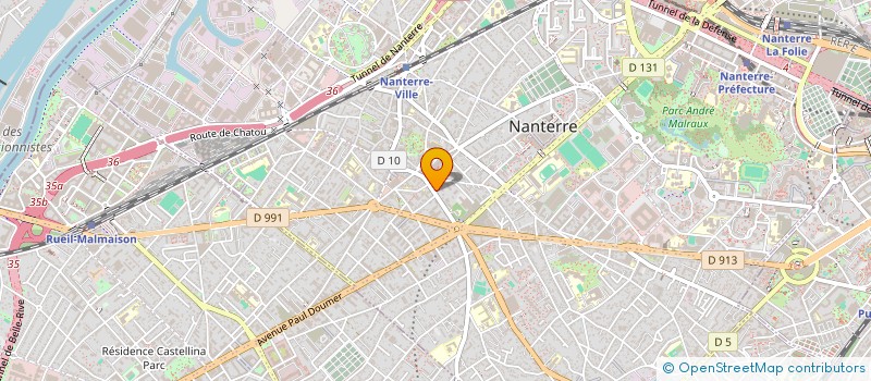 localisation de l'entreprise ISEIS CONSULTING  NANTERRE