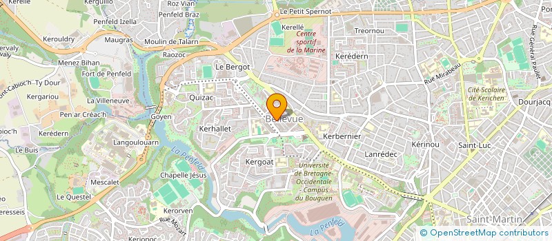 localisation de l'entreprise ISELJEC à BREST