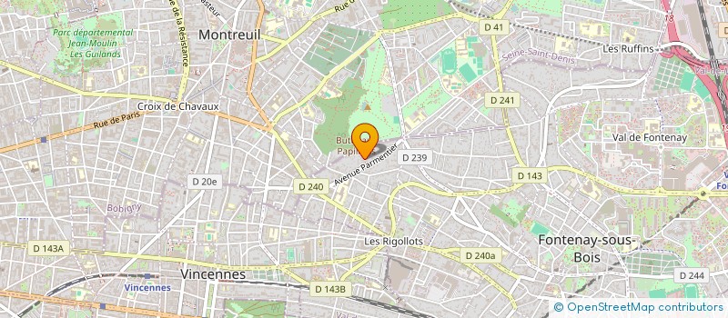 localisation de l'entreprise ISELO CONSEIL à FONTENAY SOUS BOIS