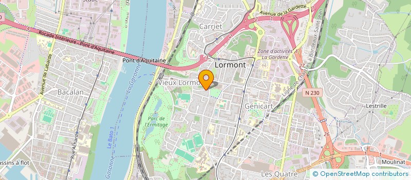 localisation de l'entreprise ISELYA  LORMONT