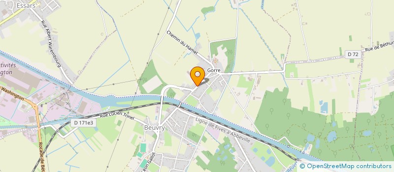 localisation de l'entreprise ISEN FACADE 62  BEUVRY